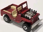 Matchbox Lesney Superfast No 2 Jeep Hot Rod in Red/White Base Near Mint Unboxed