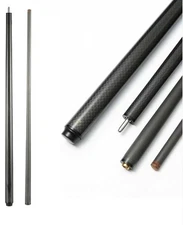Carbon Fiber Pool Cue Stick-12.8mm Tip Billiard Carbon Fiber cue, 58" Tip Low...