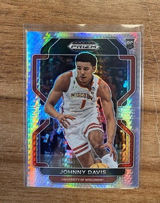 2022 Panini Prizm Draft Picks Hyper Prizm Johnny Davis #59 Rookie RC