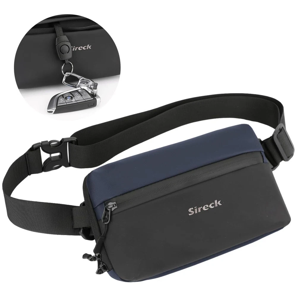 Belt Bag for Men Women Water-resistant Leather Fanny Pack Small Sling Bag Adj... Belt Bag for Men Women Water-resistant Leather Fanny Pack Small Sling Bag Adj...