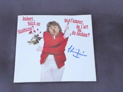 HUBERT-FELIX THIEFAINE / CD signé / DE L'AMOUR DE L'ART OU DU COCHON - Photo 1/4