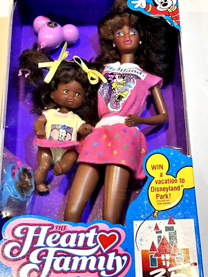 Vintage Barbie Heart Family visits Disneyland Steffi Face AA Mom & Baby 7557  