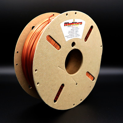 meltbro Premium SILK PLA Filament 1.75mm 1KG Gold Silber Kupfer etc. aus Europa