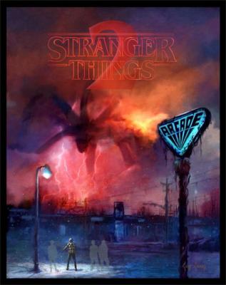 Cliff Cramp Stranger Things 2 Glow in the Dark Poster Demogorgan 