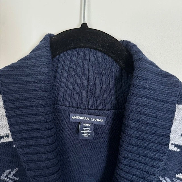 Cárdigan para mujer American Living con botones azteca talla mediana Foto 4 de 4