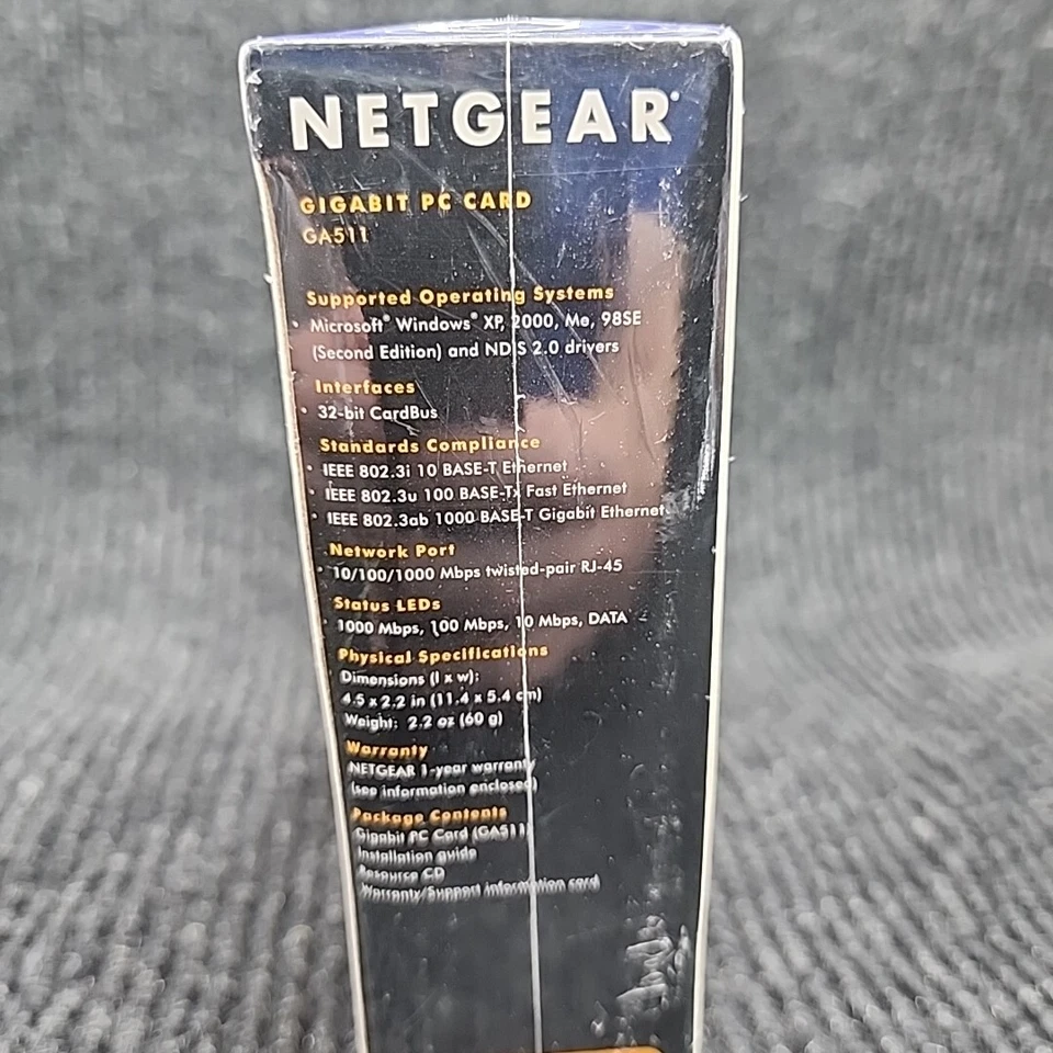 NEW SEALED NetGear Adapter/Gigabit PCI (GA511) Network Adapter/24/7 - Image 3 of 3