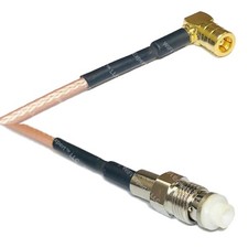 RG316 SMB FEMALE ANGLE to FME FEMALE RF Cable Rapid-SHIP LOT