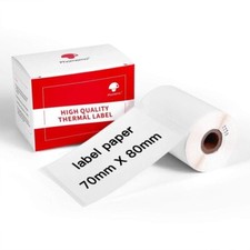 Square 70 80mm White Self-Adhesive Thermal Label for Phomemo M200/M220 Printer
