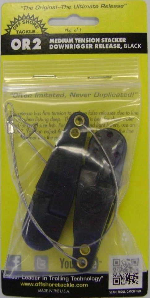 Off Shore Tackle Snap Stacker Downrigger Release Medium Tension Run 2 Lines OR2 - Image 2 of 3