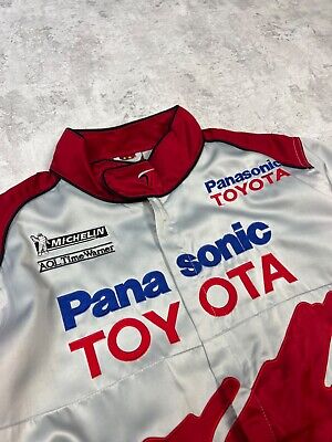 Vintage Toyota Panasonic Red Racing Jacket Size M | eBay Vintage Toyota Panasonic Red Racing Jacket Size M | eBay