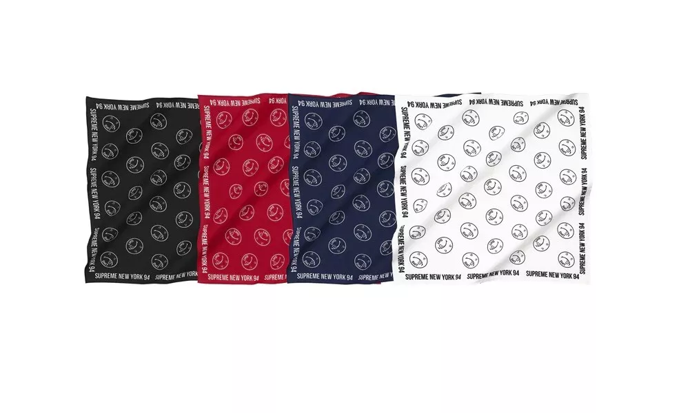Supreme Accessories Set Sh t Bandanna New York 94 Streetwear Hype Lot of 4