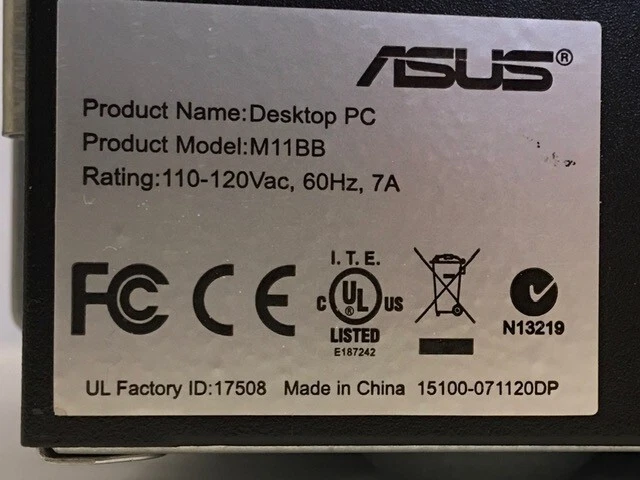 ASUS Essentio M11BB AMD A10-6700 3,70 GHz 32 GB 1 TB SSD Win10 Pro 64 Foto 4 de 4