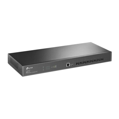 TP-Link TL-SX3008F 8-Port 10G SFP+ L2+ Managed Switch, Schwarz, RJ45, BRANDNEU