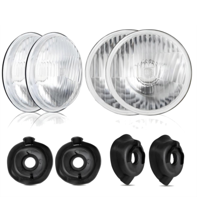 58インパラ ヘッドライトモール右 For 58-75 Chevy Impala El Camino 4PCS 5.75