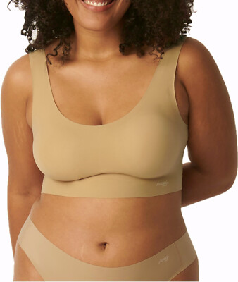 sloggi Zero Feel Top Größe S Beige UVP 29,95   BH ohne Bügel Unterwäsche Tops