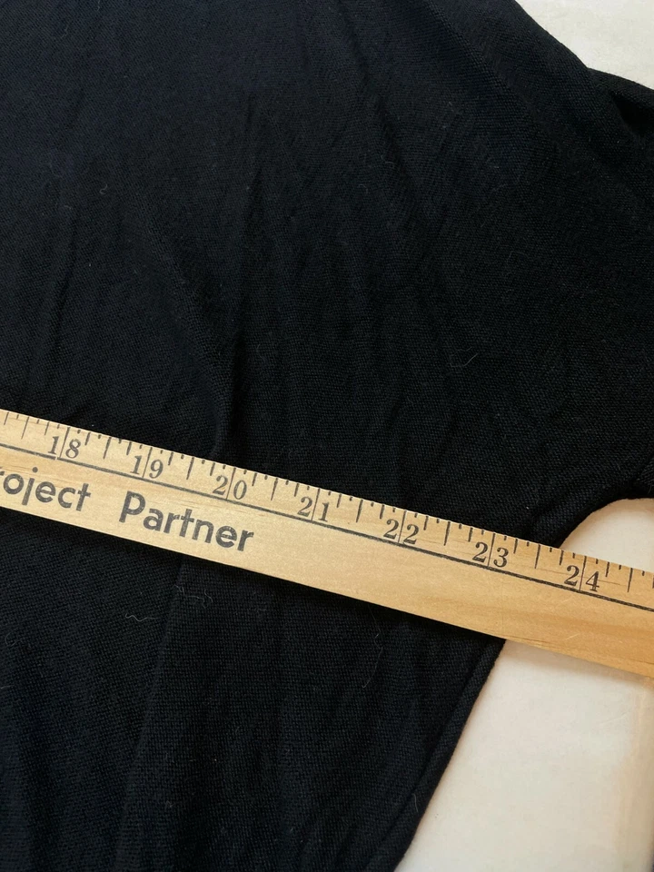 Suéter Simply Noelle para mujer talla XS negro manga larga pulóver de gran tamaño Foto 3 de 4