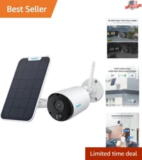 Wireless Indoor/Outdoor 2K Security Camera with Local Storage & Night Vision