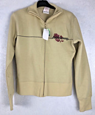 Billabong Zip Sweatshirt Cardigan Jacket Fleece Sand Logo Rose Size L New Other