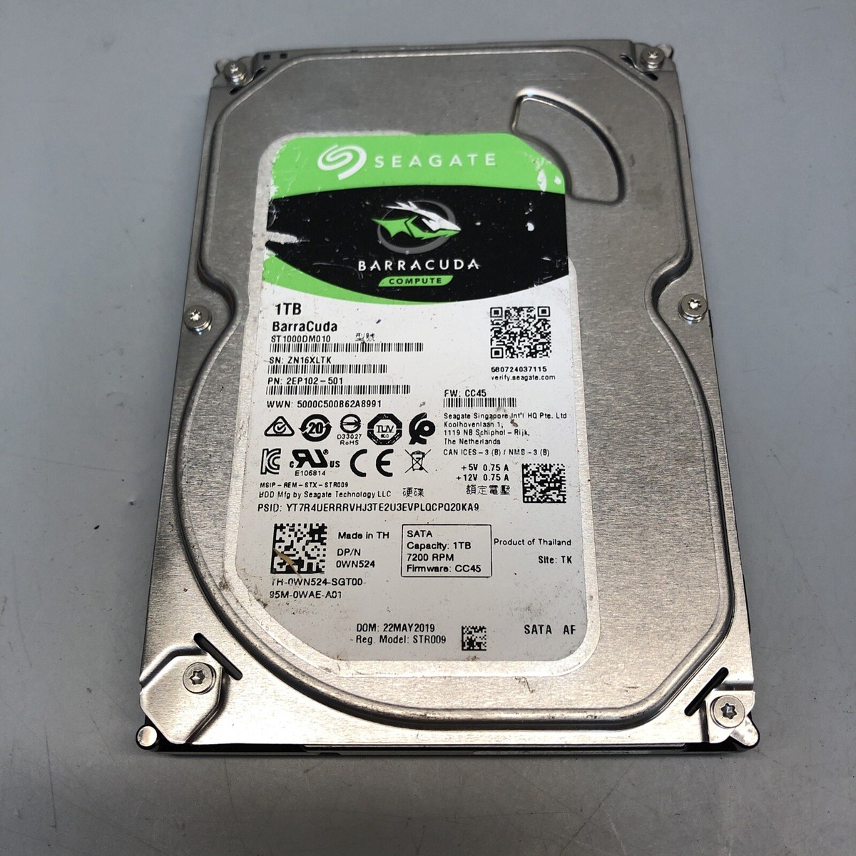 Seagate Barracuda 1TB 7200 RPM ST1000DM010 READ | eBay