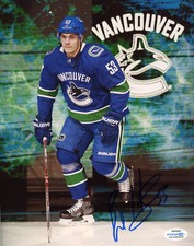 Vancouver Canucks Bo Horvat Signed Autographed 8x10 NHL Photo ACOA #36