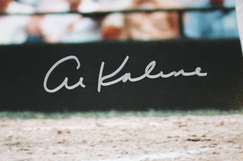 AL KALINE SIGNED DETROIT TIGERS 16X20 PHOTO - Picture 2 of 2