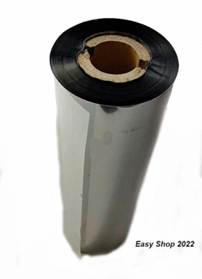 Black Wax Thermal Transfer Printer Ribbons Zebra GK420T Compatible 110mm x 74m