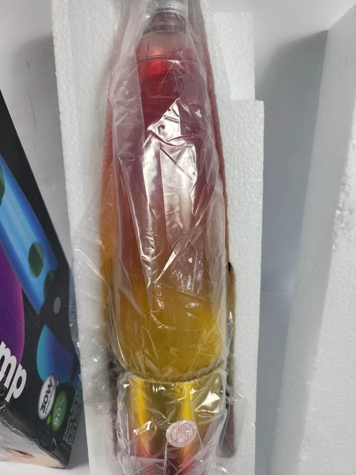 Lâmpada de magma EDIER, lâmpada de movimento de 16 polegadas laranja e cera vermelha relaxante N...208 - Imagem 3 de 4