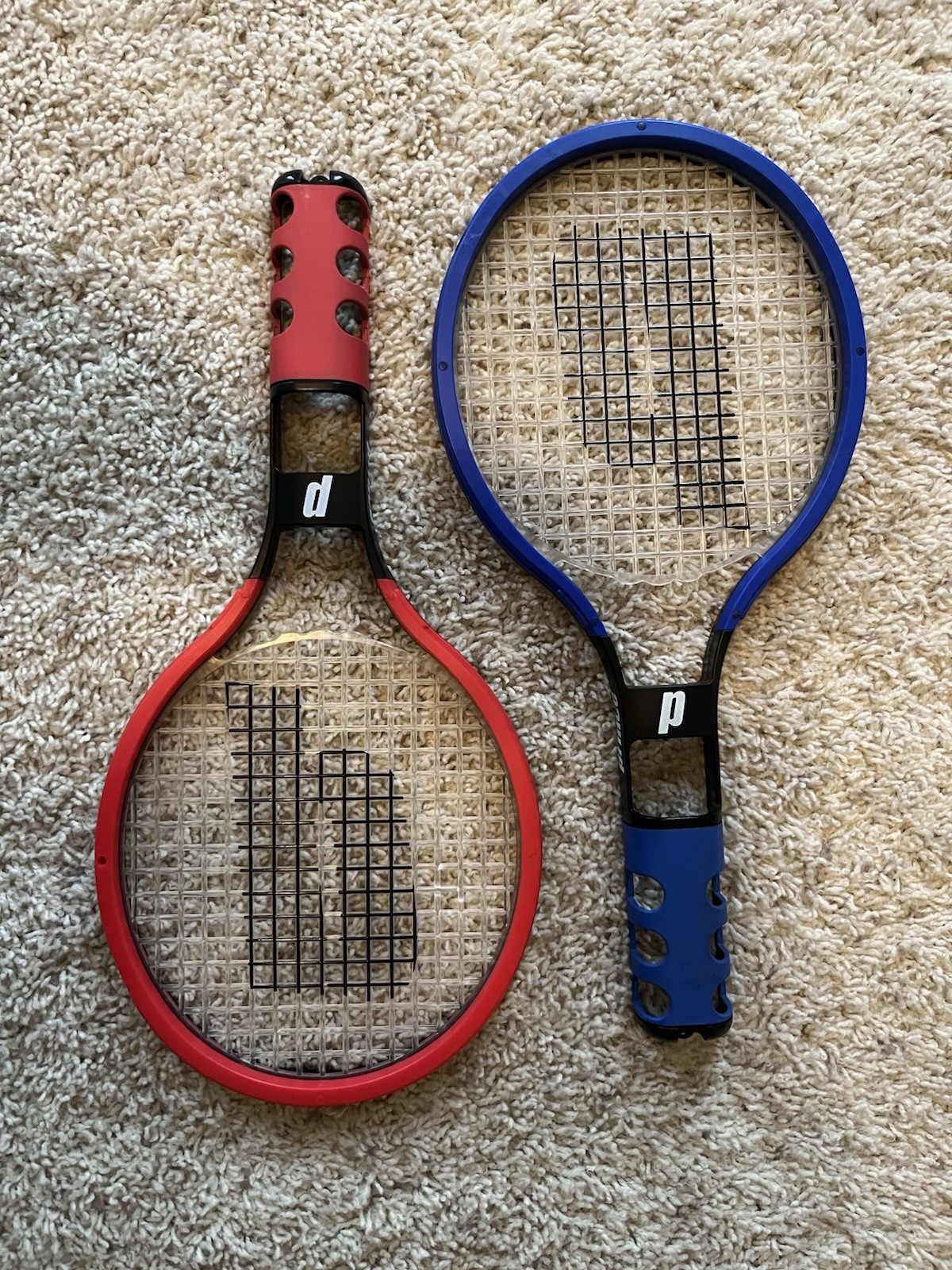 Nintendo Wii PRINCE Tennis Rackets x2   UPPER CLASS RACKETS