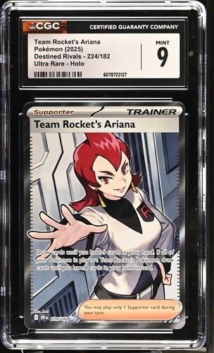 Team Rocket's Ariana graded CGC 9 for sale on eBay
