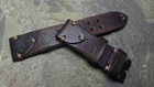 23mm, for U-Boat Unicum, handmade watch strap genuine leather.