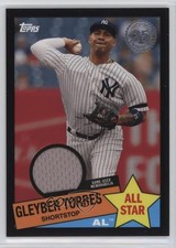 2020 Topps 1985 Baseball All-Stars Relics Black 80/199 Gleyber Torres nd3