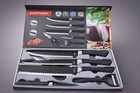 6PCS KITCHEN KNIFE SET ER-0238A – NEW IN BOX - WITH SCISSORS & CERAMIC PEELER