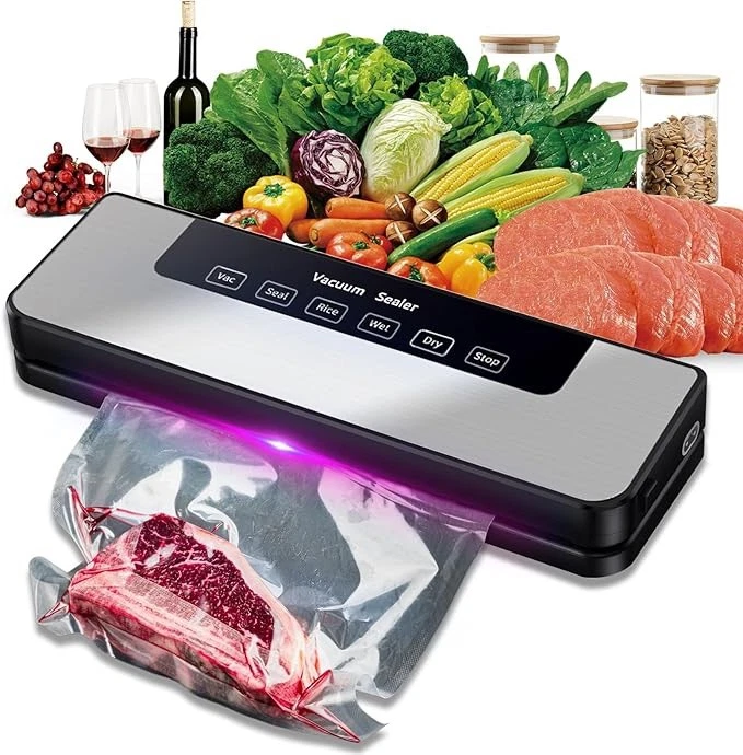 Vacuum Sealer 5 in 1 Food Vacuum Sealer Machine with 65 KPA Powerful Suction