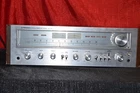 vintage Pioneer stereo receiver model SX-750 chrome front