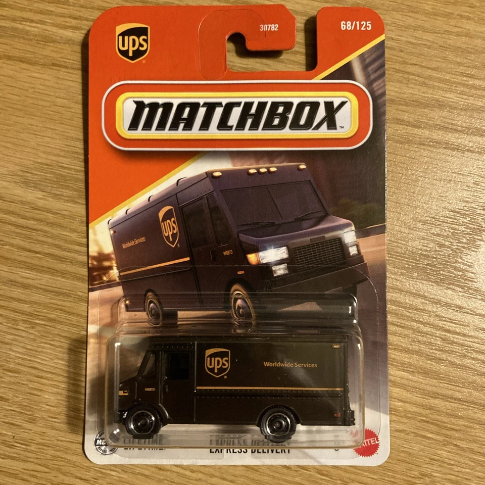 MATCHBOX 2025 #68 EXPRESS DELIVERY UPS BROWN Lot OF 2 - Image 4 of 4