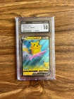 Pokemon 2021 Surfing Pikachu V 008/025 Holo Celebrations GEM MINT CGC 10