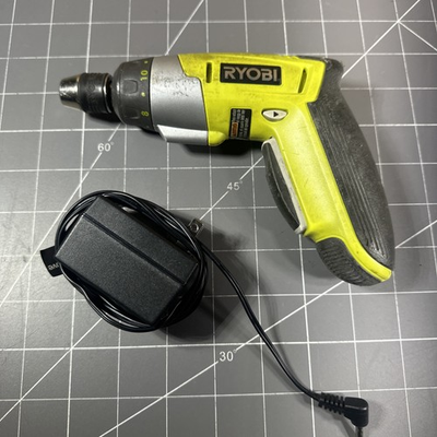 #ad Ryobi 4 Volt Lithium ion 1 4quot; Hex Cordless Screwdriver TOOL Only Tested $35.98