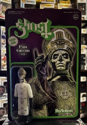 Super7 Ghost Papa Emeritus III GLOW Unpunched ReAction Figure
