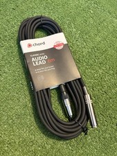Image of Chord Classic Audio Lead 6M 🖤 6.3mm TRS Jack Plug High Quality Audio Lead New
