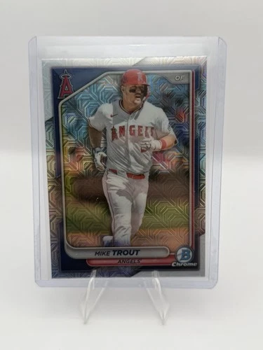 2024 Bowman Chrome - Mike Trout #82 Mojo Refractor