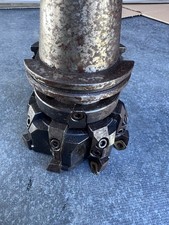 Planfr&auml;ser Messerkopf Wendeplatten 100mm Bohrer Mit Gr.Aufnahme Details S.Bilder