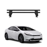 Menabo DachträGer GrundträGer FüR Toyota Prius V 2022-2026 Alu Schwarz 2Tlg
