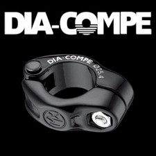 Dia-Compe MX hinged old school BMX seat clamp - 25.4mm 1" Black