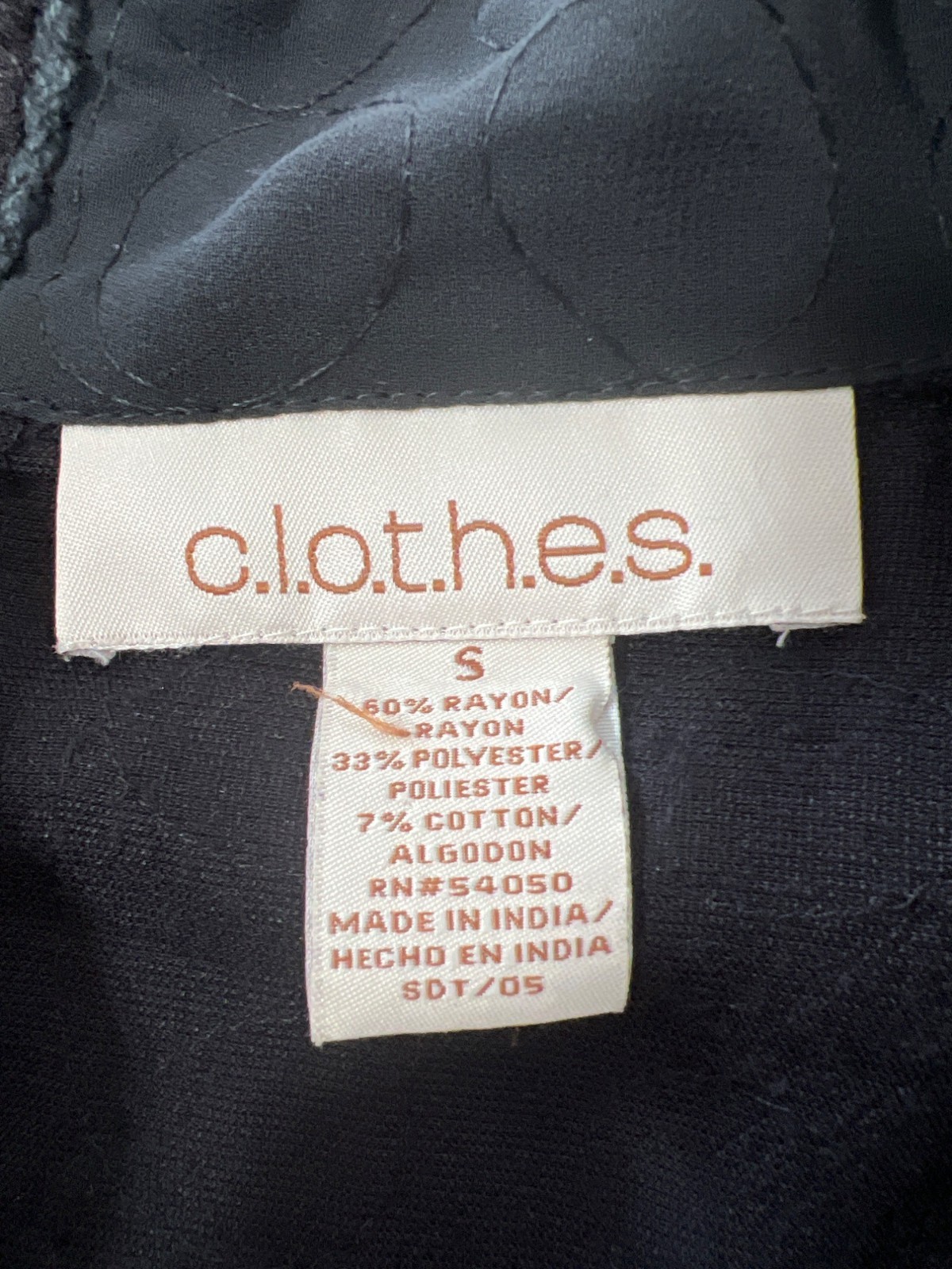 CLOTHES Patchwork Jacket Size Small Velour Retro … - image 7