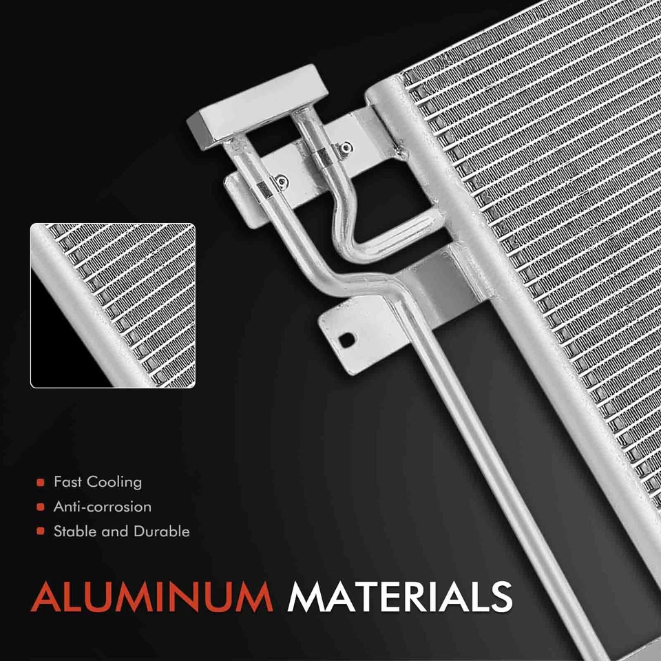 Condensador de aire acondicionado con soporte para Dodge B150 B250 B350 B1500 B2500 B3500 Plymouth Foto 2 de 4