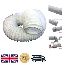 Universal 100mm Flexible Duct Hose - 3m Length for Effective Airflow Solutions