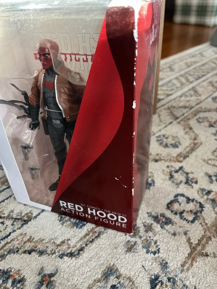 DC 漫画收藏品全新 52 红帽与歹徒可动人偶 — 第 2/4 张图片