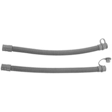  2 Pcs Footbath Drain Pipe Hose for Freestanding Bathtub Extension