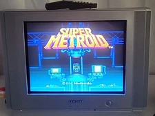 Samsung TX-P1634 16" Flat Screen Color CRT TV Gaming TV w/ Original Remote 