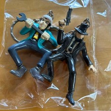 Lupin III Set di Figure Portachiavi, Plastica, Multicolore, Usato, Lupin & Daisuke